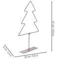 LED Weihnachtsbaum aus Metall, batteriebetrieben, 47 cm, schwarz, Innenbereich | Floristik21.de