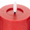 LED-Stumpenkerze aus