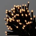 Floristik21 LED Reislichterkette 180er 13,5m schwarz/Warmweiß