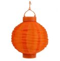 Floristik21 Lampion LED mit Solar 20cm Orange