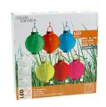 Lampion LED mit Solar 20cm Orange | Floristik21.de