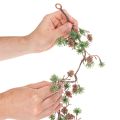 Künstliche Lärchengirlande mit Zapfen 120cm Grün-Braun | Floristik21.de