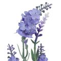 Floristik21 Lavendel im Topf Künstlich Lila Pink Hell Lila H26cm 3St