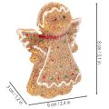 Dekofigur Lebkuchenmännchen Kunststoff 8 cm 3 Stück für Innen | Floristik21.de