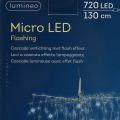 Floristik21 Lichtkaskade Micro-LED Kaltweiß 720er H130cm