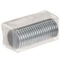 Magnet-Scheiben Rund 1 cm Silber Metall 20 Stück Set für Floristik und Dekoration | Floristik21.de