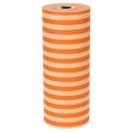 Manschettenpapier Rolle 25 cm x 100 m Orange gestreift für Floristik und Dekoration | Floristik21.de