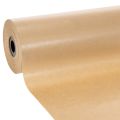 Floristik21 Manschettenpapier Rolle Kraftpapier 25cm x 100m Natur Floristik