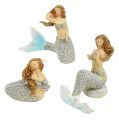 Floristik21 Dekofigur Meerjungfrau Blau 6cm - 9,5cm 3St
