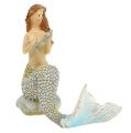 Dekofigur Meerjungfrau Blau 6cm - 9,5cm 3St | Floristik21.de