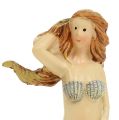 Dekofigur Meerjungfrau Blau 6cm - 9,5cm 3St | Floristik21.de