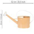 Metall Deko Gießkanne Vintage Look Hellbraun 52,5cm - Pflanzkanne für Tischdeko & Sommerdeko | Floristik21.de