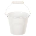 Floristik21 Metalleimer Weiß Ø12cm H10cm 8 St