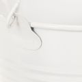 Metalleimer Weiß Ø12cm H10cm 8