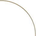 Floristik21 Metallring Dekoring Scandi Ring Deko Loop Gold Ø30,5cm 6St