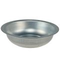 Floristik21 Metallschale Used Look Schale Silbern Metall Ø31,5cm H8cm