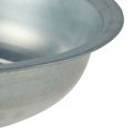 Metallschale Used Look Schale Silbern Metall Ø36cm H9,5cm | Floristik21.de