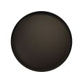Metalltablett Rund Kerzentablett Schwarz Ø20cm H2,5cm 2St | Floristik21.de