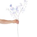 Künstlicher Blütenzweig mit irisierenden Blüten 80cm Kunststoff Innenbereich | Floristik21.de