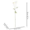 Kunstblume Mohn Weiß 78cm 3er-Bund Innenbereich | Floristik21.de