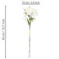 Kunstnelken Strauß weiß 40cm, 4 St | Floristik21.de