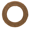 OASIS® Renewal® Floral Foam Biolit® Steckschaum-Ring, 40 cm, braun und schwarz, 2 Stück | Floristik21.de