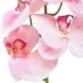 Floristik21 Orchidee Phalaenopsis künstlich 9 Blüten Rosa Weiß 96cm