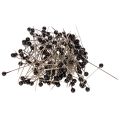 Floristik21 Perlkopfnadeln Schwarz Metall Kunststoff Ø4mm 40mm 150 Stück