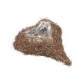 Pflanzherz Rebenherz Pflanzschale Natur Salim 21×20,5×6cm | Floristik21.de