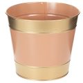 Pflanzkübel Blumentopf Metall Übertopf Ø17cm H14,5cm 4St | Floristik21.de