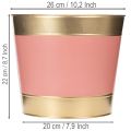 Pflanzkübel Blumentopf Metall Übertopf Ø26cm H22cm 4St | Floristik21.de