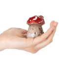 Pilzhaus Miniatur Fliegenpilz 6cm Keramik rot-weiß 2 Stück Innenbereich | Floristik21.de