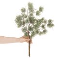 Künstlicher Tannenzweig Kunststoff grün 55cm 3er Set für Winterdekoration | Floristik21.de