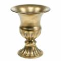 Floristik21 Deko-Pokal Golden Ø13,2cm H16,2cm Antik-Optik