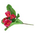Floristik21 Primeln künstliche Blumen Schlüsselblumen Pink H25cm
