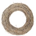 Floristik21 Dekokranz Rattan weiß gewaschen 50cm für kreatives Gestalten