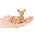 Deko-Figur Rehkitz liegend 8 cm Braun 6 Stück | Floristik21.de