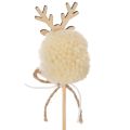 Dekostecker Rentierfigur aus