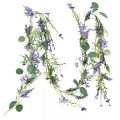 Floristik21 Romantische Blumengirlande Lavendel Lila Weiß 194cm