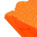 Floristik21 Rondella-Manschette Orange Ø38cm 50St
