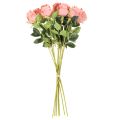 Kunstblume Rose Bund 12 Stück