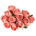 Kunstblume Rose Bund 12 Stück