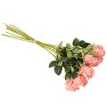 Kunstblume Rose Bund 12 Stück