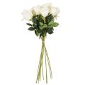 Kunstblume Rose Weiß Langer