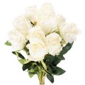 Kunstblume Rose Weiß Langer