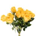 Künstliche Rose Gelb 62 cm mit