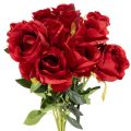 Künstliche Rose Rot 62cm