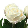 Floristik21 Rose in rosa 65cm 4St