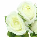 Floristik21 Rose Weiß 40cm
