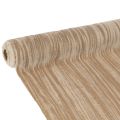 Floristik21 Tischläufer Samt Crushed Velvet Beige 25cm x 2m